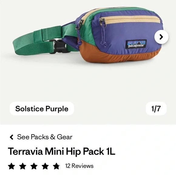 Patagonia mini belt bag - Picture 1 of 10